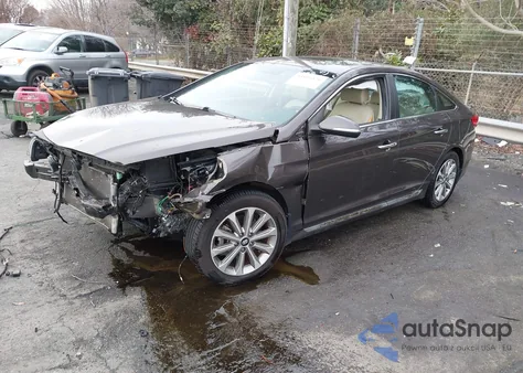 2017 Hyundai Sonata Limited из США, поврежденный, VIN 5NPE34AF4HH526878